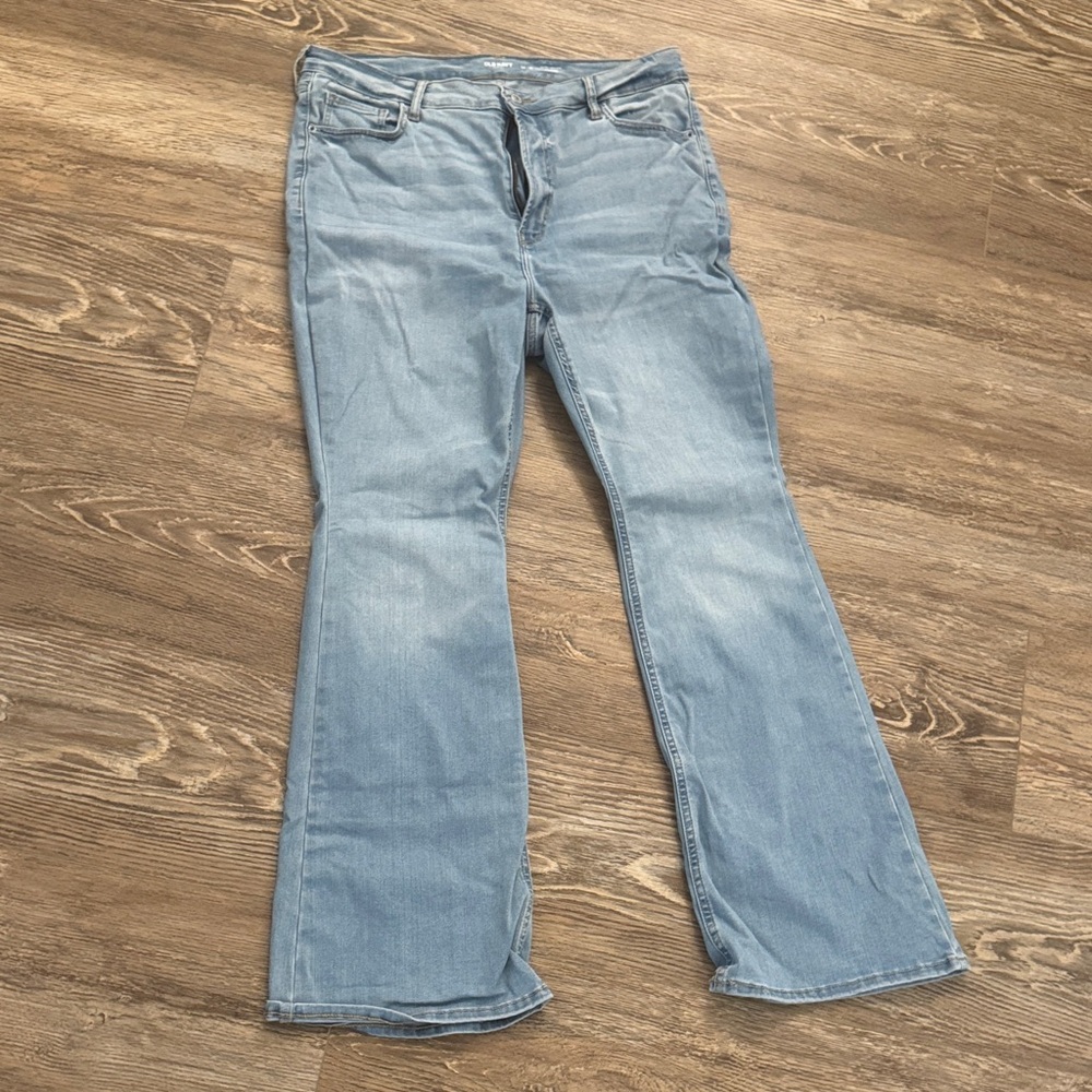 Old Navy Light Blue Flare Jeans